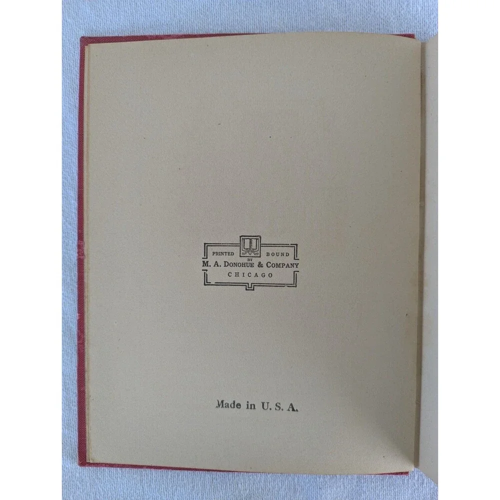 Antique Christmas Santa Claus Story Picture Book M.A. Donohue VTG Christmas Rare